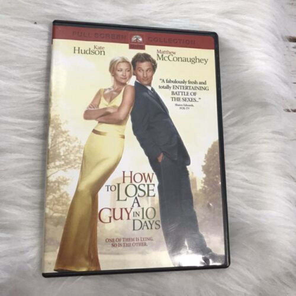 How to Lose a Guy in 10 Days (DVD, 2003, Full Frame)  Kate Hudson Matthew mcCona